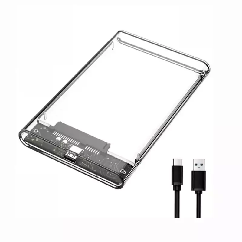 باکس هارد شفاف 2.5 اینچی Type C USB3.0