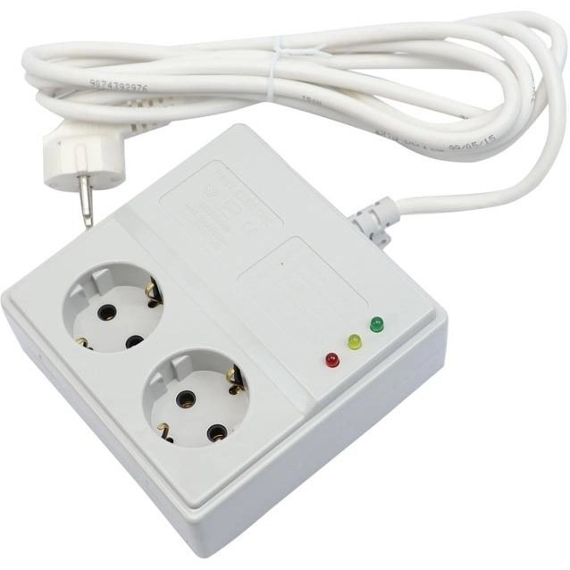 محافظ 2 خانه یخچال و فریزر پارت الکتریک ارت دار با کابل 3 متری (2سال گارانتی)