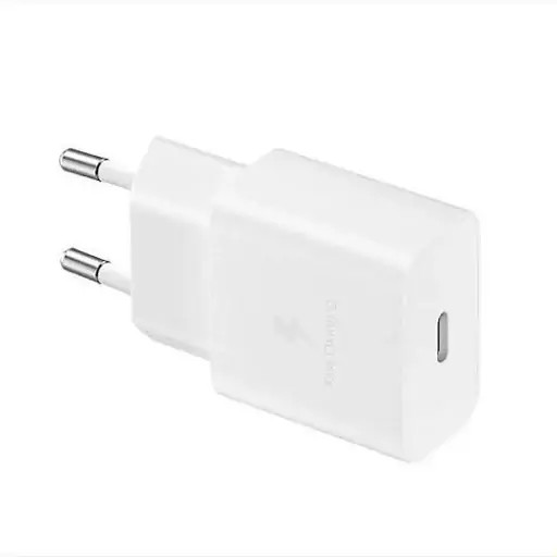 شارژر گوشی 15 وات سامسونگ با کابل دو سر Type C اورجینال صد در صد ( گارانتی 6 ماهه ای تی لینک)