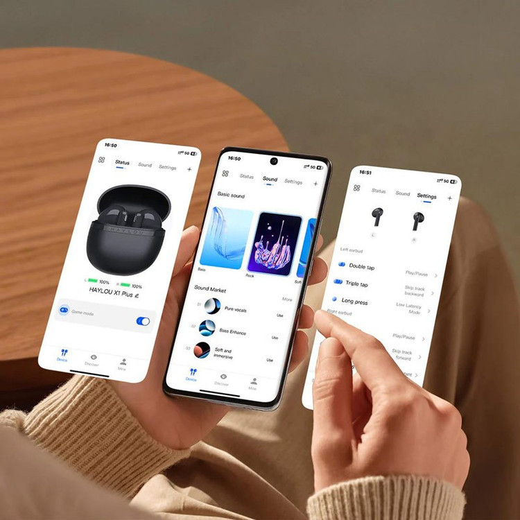 ایرپادز (هدفون بی سیم) هایلو HAYLOU X1 PLUS (اصلی)+گارانتی 18 ماهه