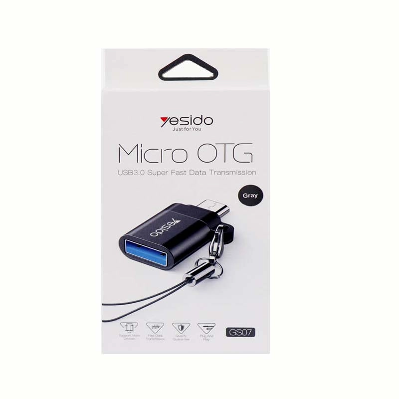 تبدیل MicroUSB به USB OTG یسیدو(YESIDO) مدل GS07