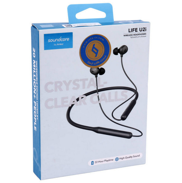 هدفون بلوتوثی گردنی انکر Soundcore Life U2i مدلA3213 (با گارانتی 15 ماهه آسان سرویس)
