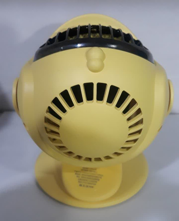 پنکه شاررژی رومیزی گیره دار226(رنگ زرد)