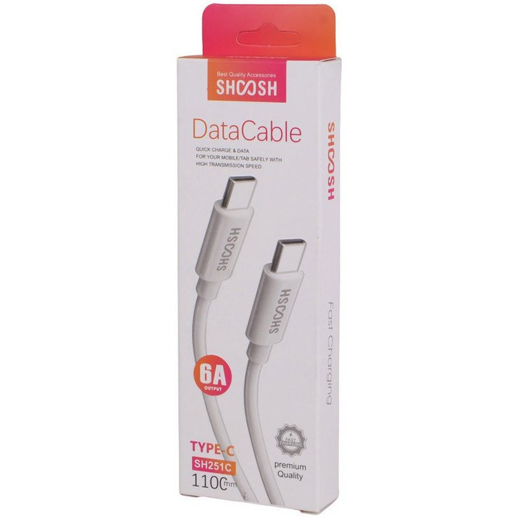 کابل شارژ تایپ سی به تایپ سی Shoosh مدل SH251C