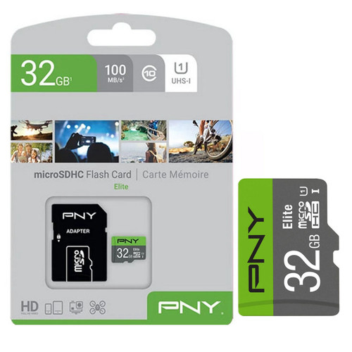 کارت حافظه 32 گیگ پی ان وای ( PNY ) مدل Elite کلاس 10 سرعت 100MB ( گیگابایت گارانتی 2ساله)