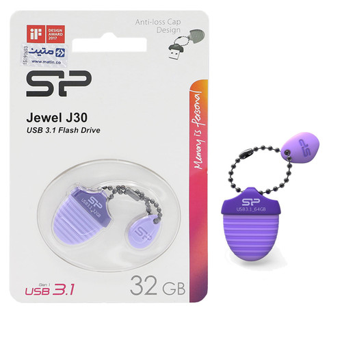 فلش مموری USB 3.1 سیلیکون پاور مدل Jewel J30 ظرفیت 32 گیگابایت (رنگ صورتی)