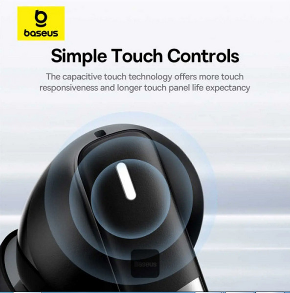 هدفون بی سیم باسئوس مدل Bowie E20 ENC (مشکی) با 24 ماه گارانتی آونگ