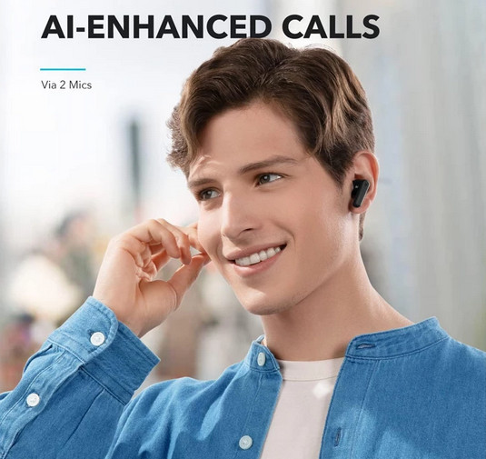 ایرپادز (هدفون بی سیم) انکر مدل R50i رنگ سرمه ای( 18 ماه گارانتی ایران رهجو )