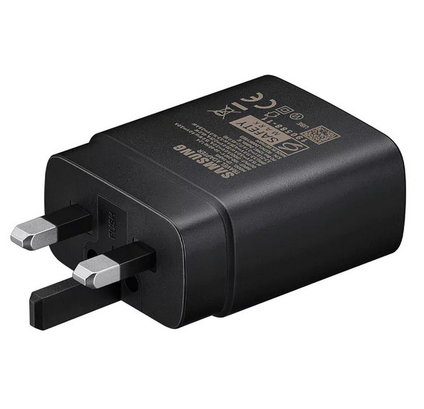 شارژر اورجینال 45 وات سامسونگ( Samsung ) اورجینال صد در صد ( 3 پین ) رنگ مشکی