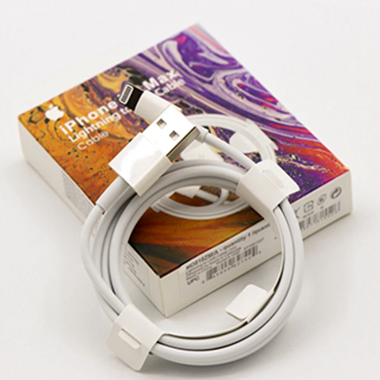 کابل شارژر اپل USB به Lightning صدرصد اورجینال طول 1 متر ( گارانتی تضمین اصالت و سلامت فیزیکی )