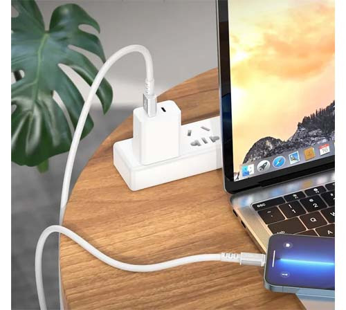 کابل شارژر اپل USB به Lightning صدرصد اورجینال طول 1 متر ( گارانتی 6 ماهه پارتیان پایا )