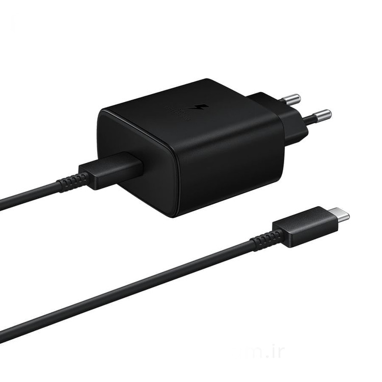 شارژر اورجینال 45 وات سامسونگ( Samsung ) به همراه کابل دو سر Type C( گارانتی 6 ماهه هیسکا )