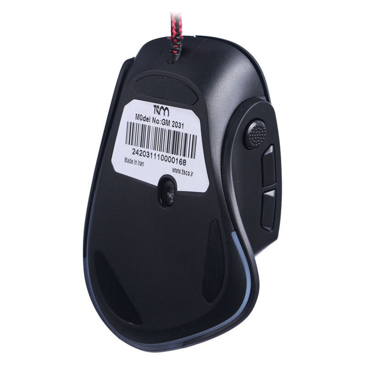 ماوس سیم دار گیمینگ تسکو ( TSCO) مدل TDCO GM 2031 (گارانتی 12 ماهه توسن سیستم شرق )