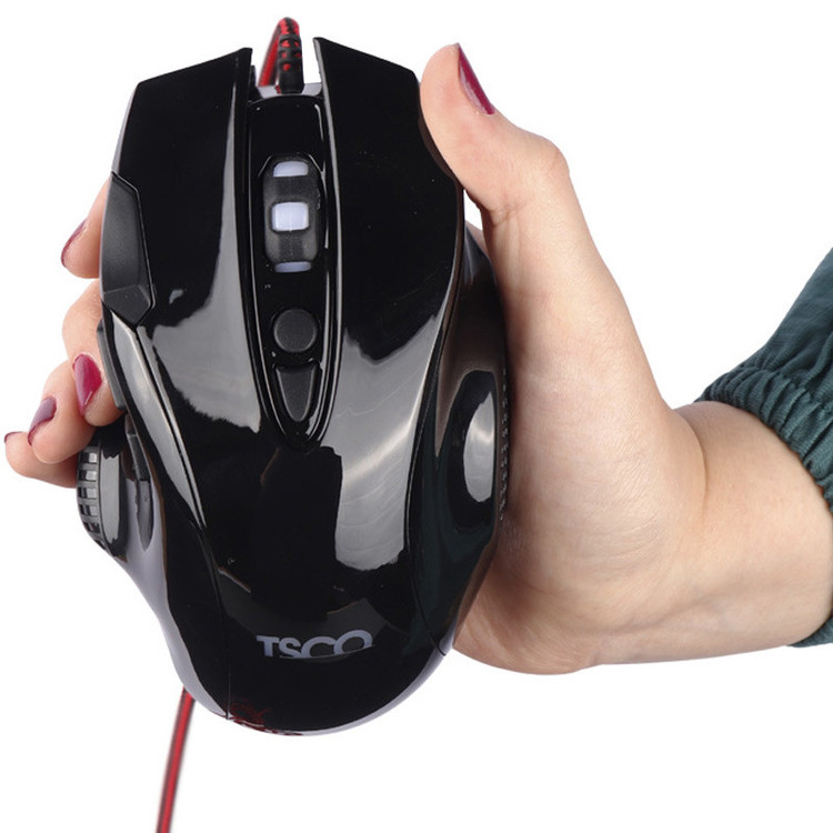 ماوس سیم دار گیمینگ تسکو ( TSCO) مدل TDCO GM 2027 (گارانتی 12 ماهه توسن سیستم شرق )