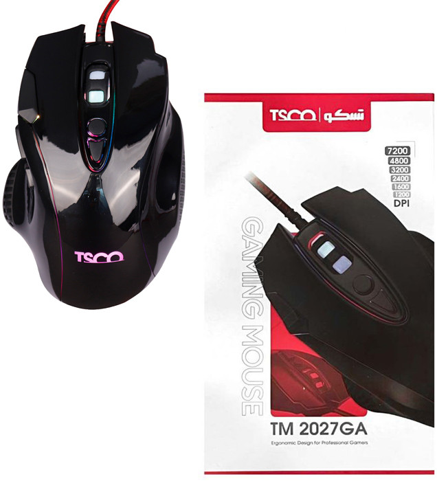 ماوس سیم دار گیمینگ تسکو ( TSCO) مدل TDCO GM 2027 (گارانتی 12 ماهه توسن سیستم شرق )