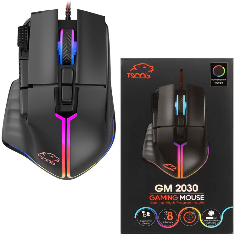 ماوس سیم دار گیمینگ تسکو ( TSCO) مدل TDCO GM 2030 (گارانتی 12 ماهه توسن سیستم شرق )