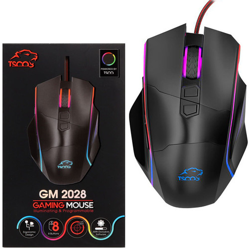 ماوس سیم دار گیمینگ تسکو ( TSCO) مدل TSCO GM 2028 (گارانتی 12 ماهه توسن سیستم شرق )