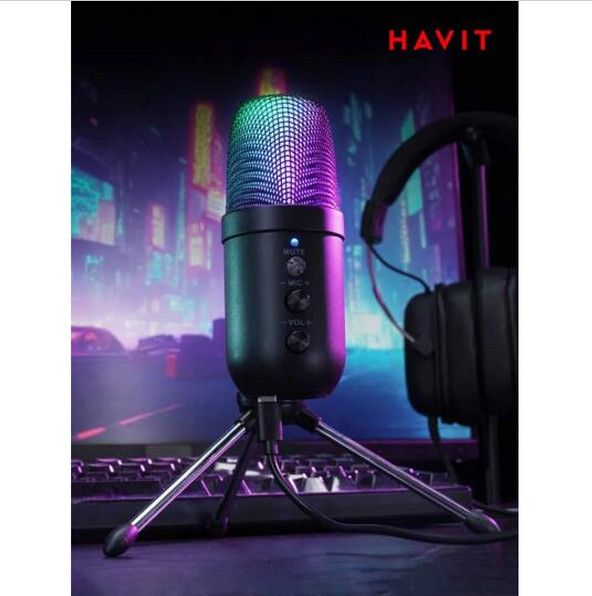 میکروفن رومیزی گیمینگ هویت مدل HAVIT GK51 ( گارانتی 12 ماهه متین )