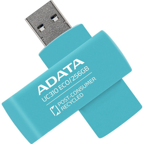 فلش مموری ای دیتا (ADATA) مدل UC310 Eco USB3.2 ظرفیت 128 گیگابایت رنگ سفید ( گارانتی 60 ماهه آونگ)