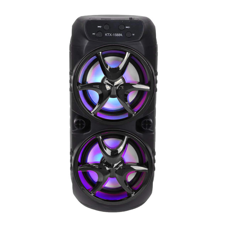 اسپیکر بلوتوثی رم و فلش خور کی تی ایکس ( KTX) مدل 1588A رنگ مشکی