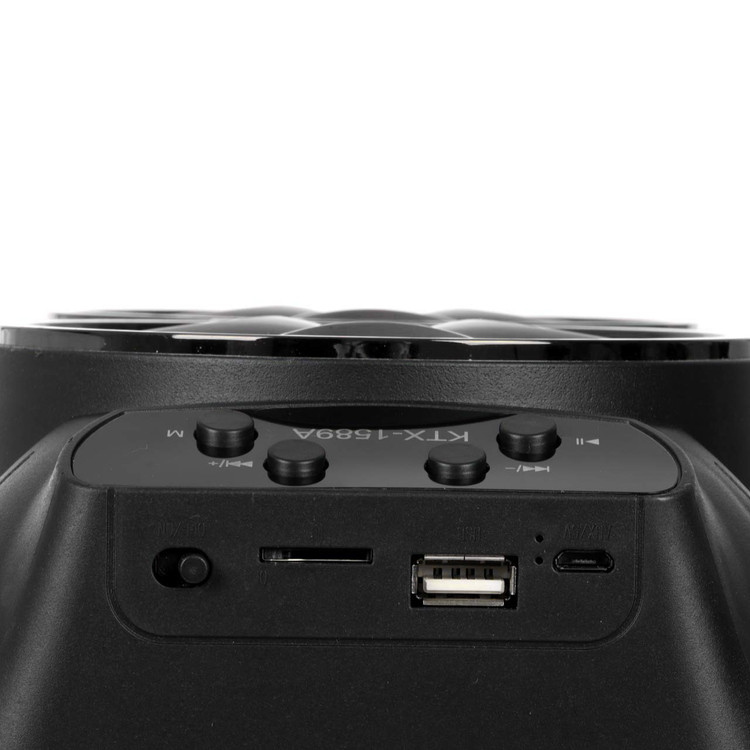 اسپیکر بلوتوثی رم و فلش خور کی تی ایکس ( KTX) مدل 1588A رنگ مشکی