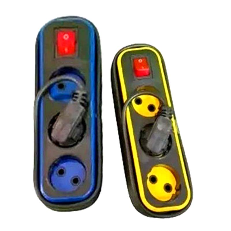 چند راهی برق دینا 3 خانه مشکی (طول کابل 2.8 متر )