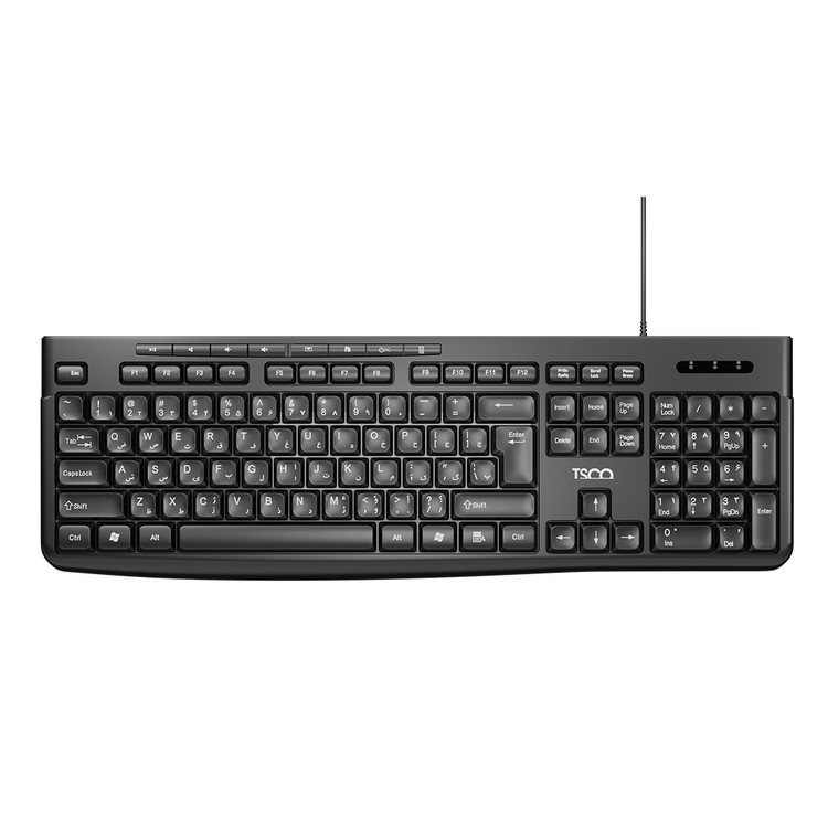 کیبورد سیم دار تسکو (TSCO) مدل TK 8025 (با گارانتی یکساله تسکو)