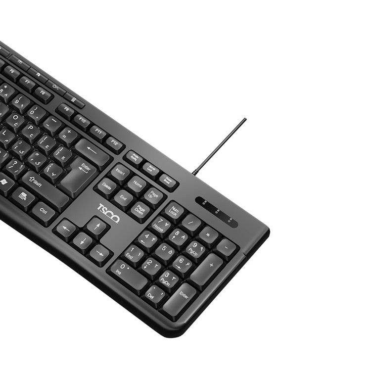 کیبورد سیم دار تسکو (TSCO) مدل TK 8025 (با گارانتی یکساله تسکو)