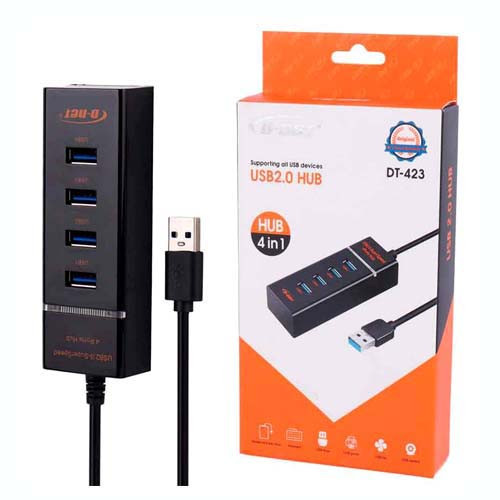 هاب 4 پورت 2.0 USB دی نت مدل DT 423
