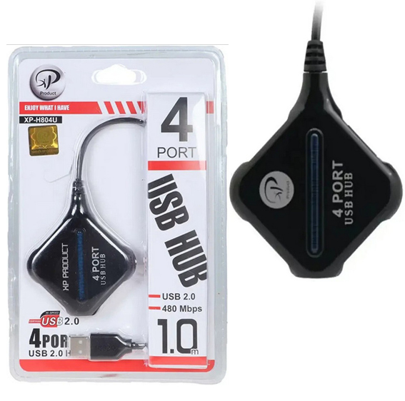 هاب 4 پورت USB 2.0 ایکس پی پروداکت مدل XP-H804Uبا کابل 1 متری
